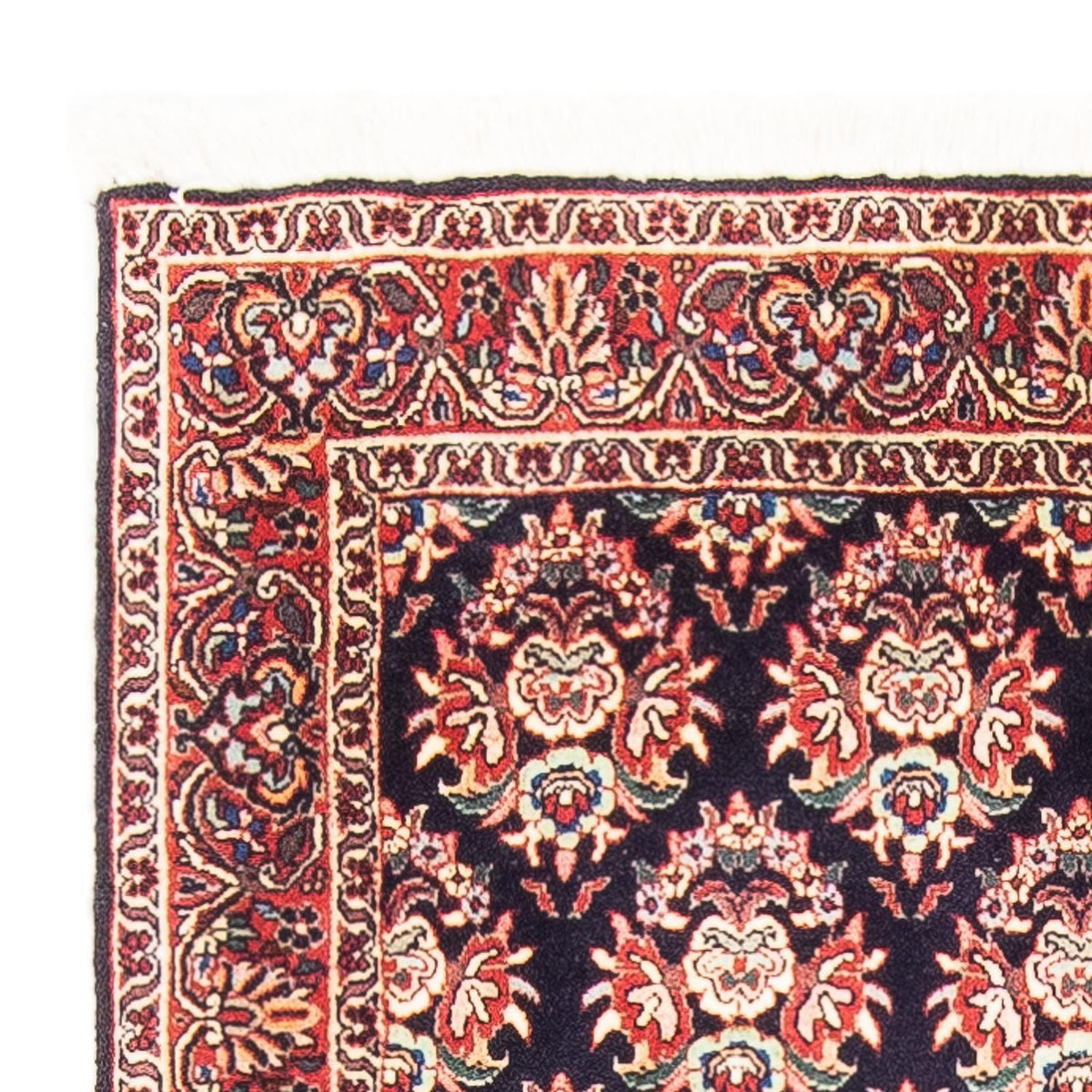 Persisk matta - Bijar - 143 x 82 cm - mörkblå