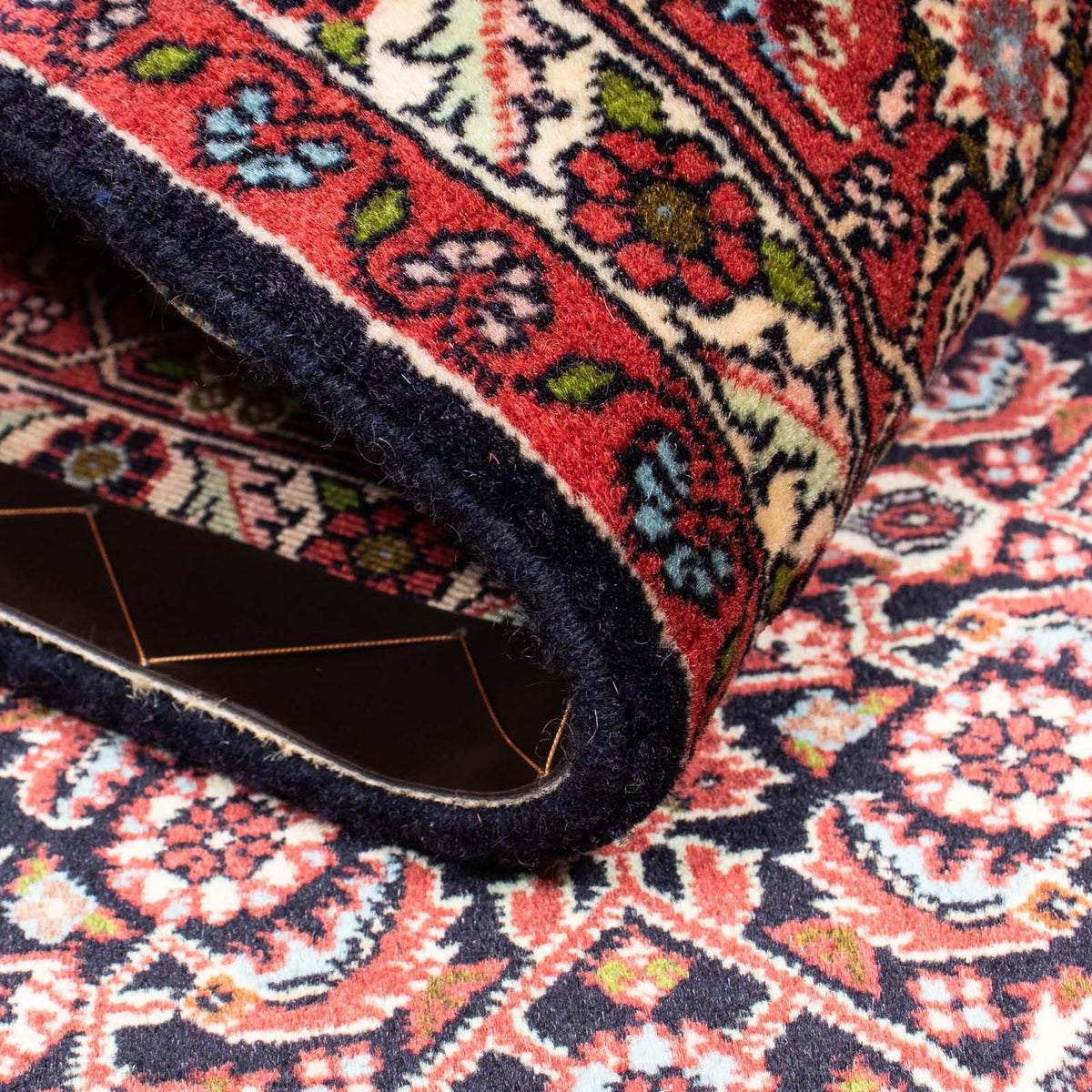 Persisk matta - Bijar - 213 x 141 cm - mörkbrun