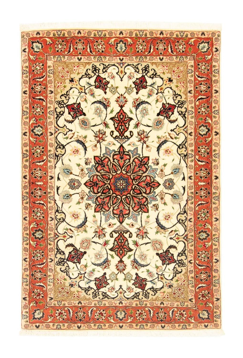 Persisk matta - Tabriz - Royal - 148 x 98 cm - beige
