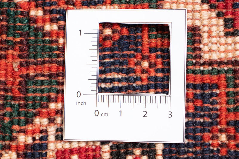 Persisk matta - Nomadic - 303 x 205 cm - mörkröd