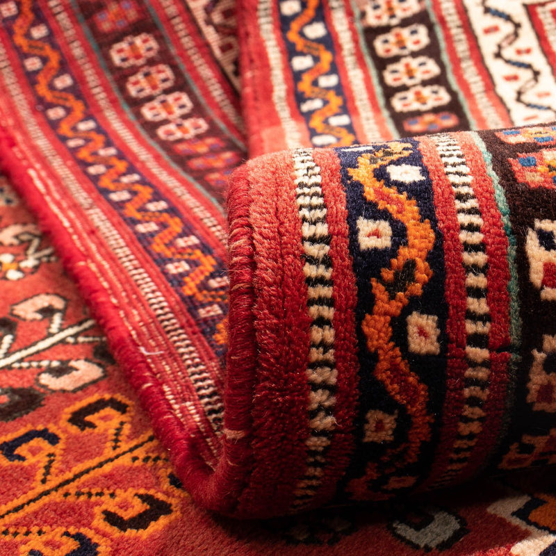 Persisk matta - Nomadic - 273 x 198 cm - mörkröd