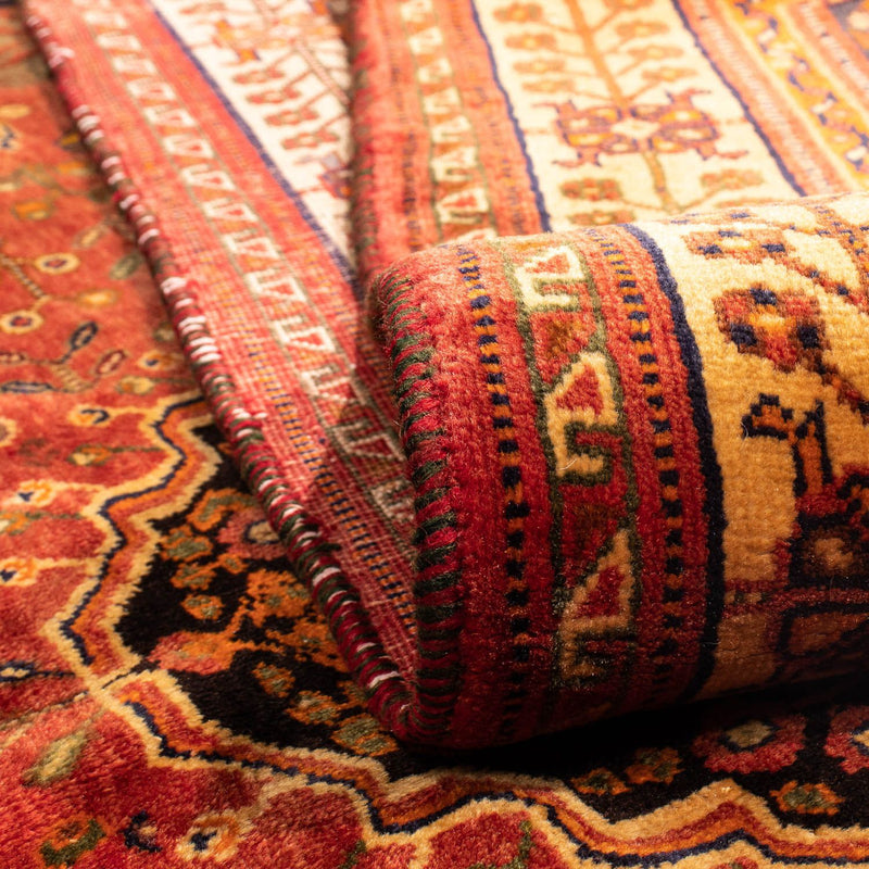 Persisk matta - Nomadic - 280 x 184 cm - mörkröd