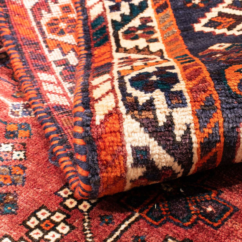 Persisk matta - Nomadic - 152 x 107 cm - mörkröd