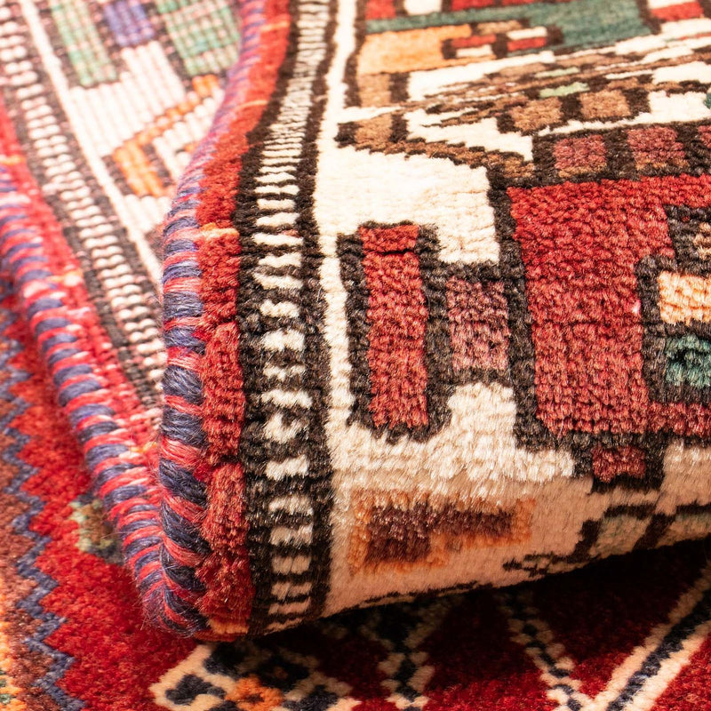 Persisk matta - Nomadic - 152 x 103 cm - mörkröd