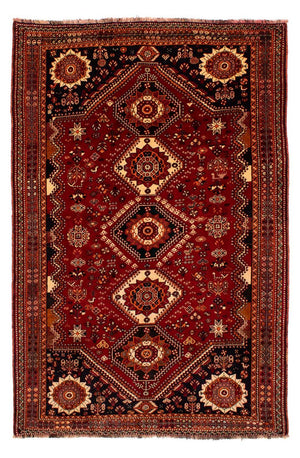 Persisk matta - Nomadic - 272 x 185 cm - mörkröd