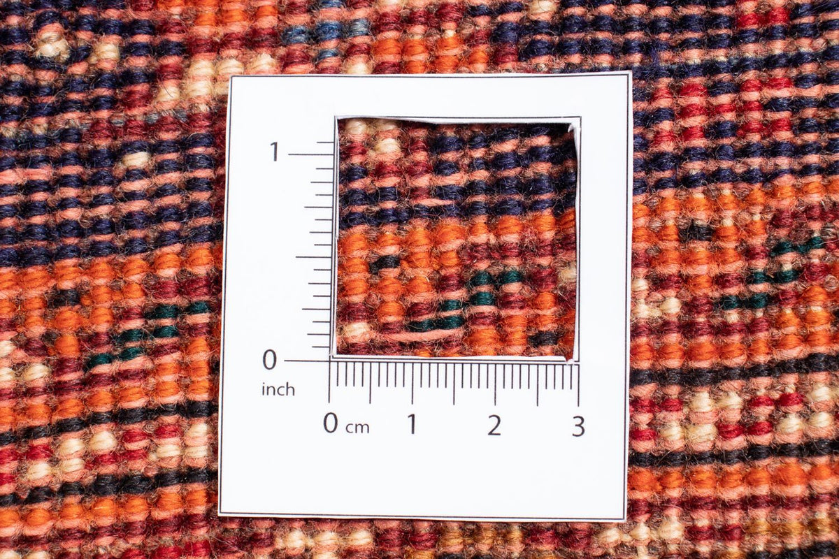 Persisk matta - Nomadic - 272 x 185 cm - mörkröd