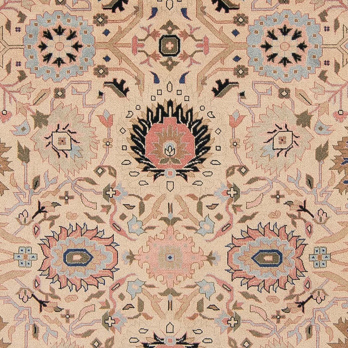 Persisk matta - Tabriz - Royal - 295 x 233 cm - ljusbrun