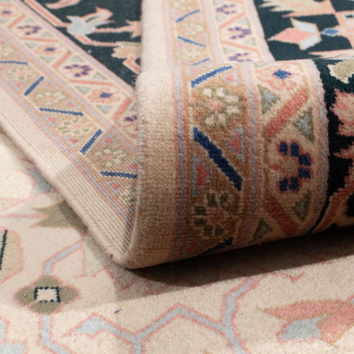 Persisk matta - Tabriz - Royal - 295 x 233 cm - ljusbrun