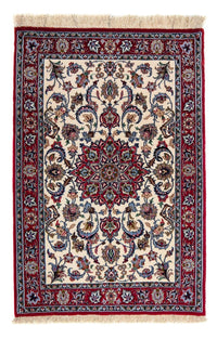 Persisk matta - Isfahan - Premium - 102 x 70 cm - mörkröd