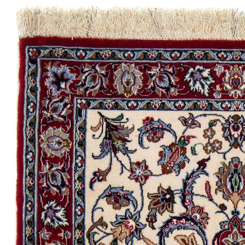 Persisk matta - Isfahan - Premium - 102 x 70 cm - mörkröd