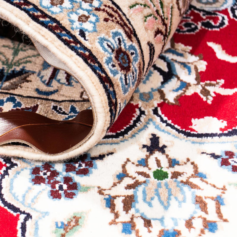 Persisk matta - Nain - Royal - 240 x 165 cm - mörkröd