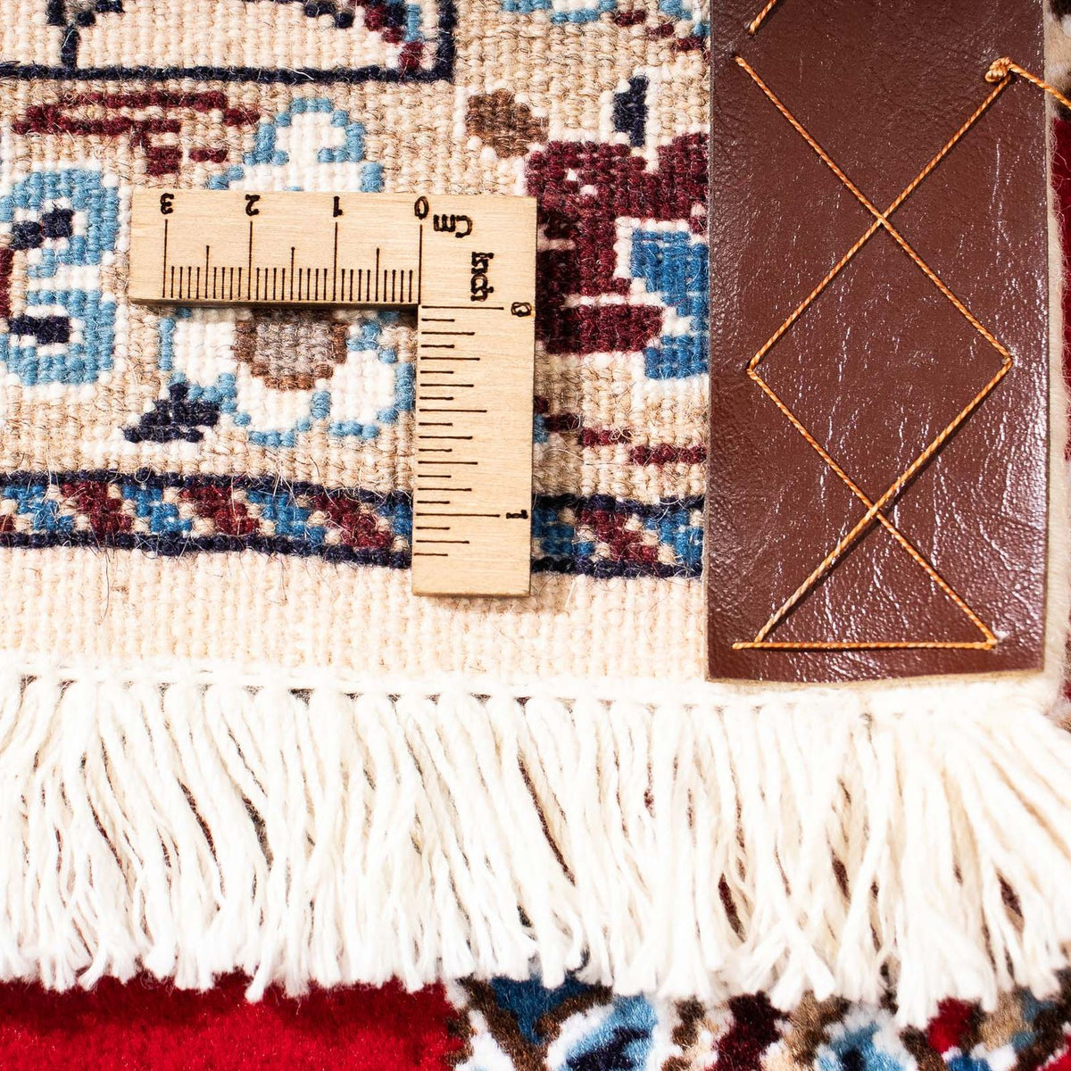 Persisk matta - Nain - Royal - 240 x 165 cm - mörkröd