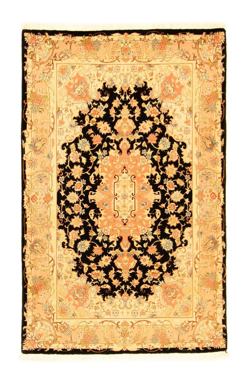 Persisk matta - Tabriz - Royal - 156 x 98 cm - svart