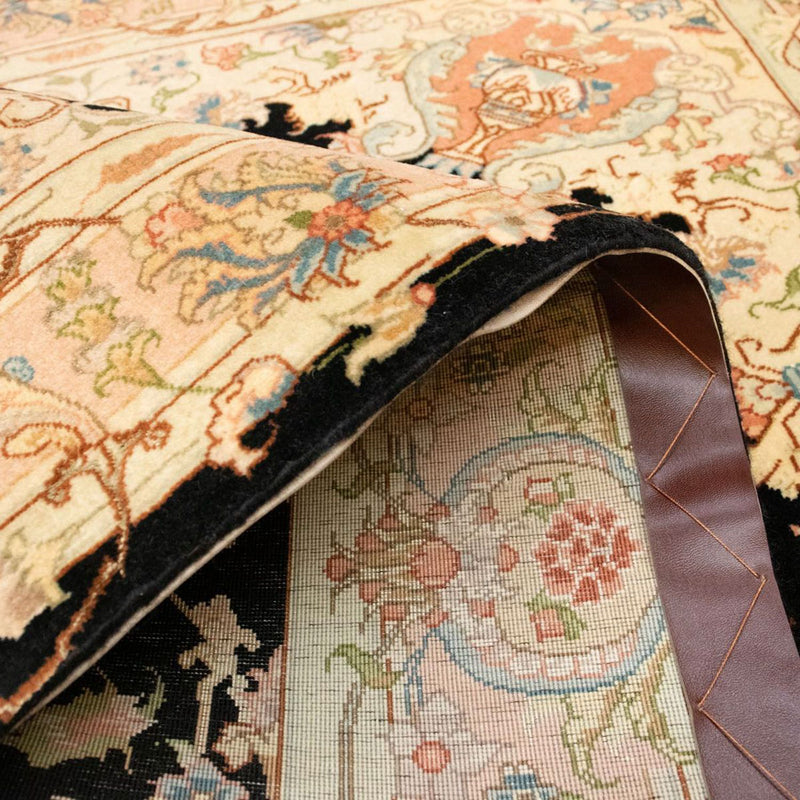 Persisk matta - Tabriz - Royal - 156 x 98 cm - svart