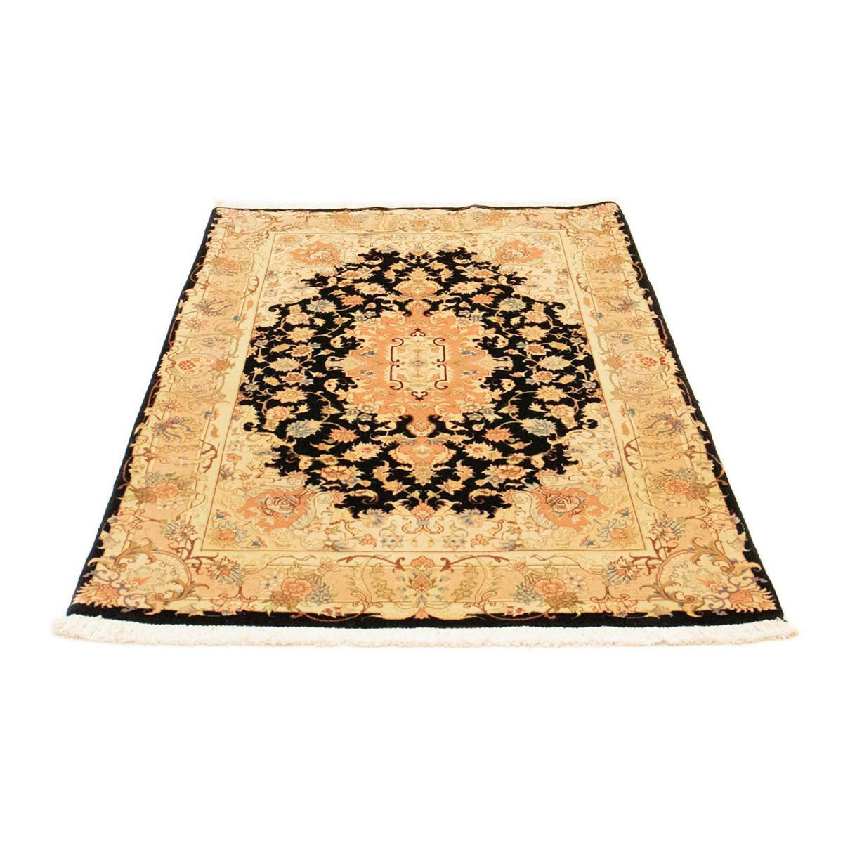 Persisk matta - Tabriz - Royal - 156 x 98 cm - svart