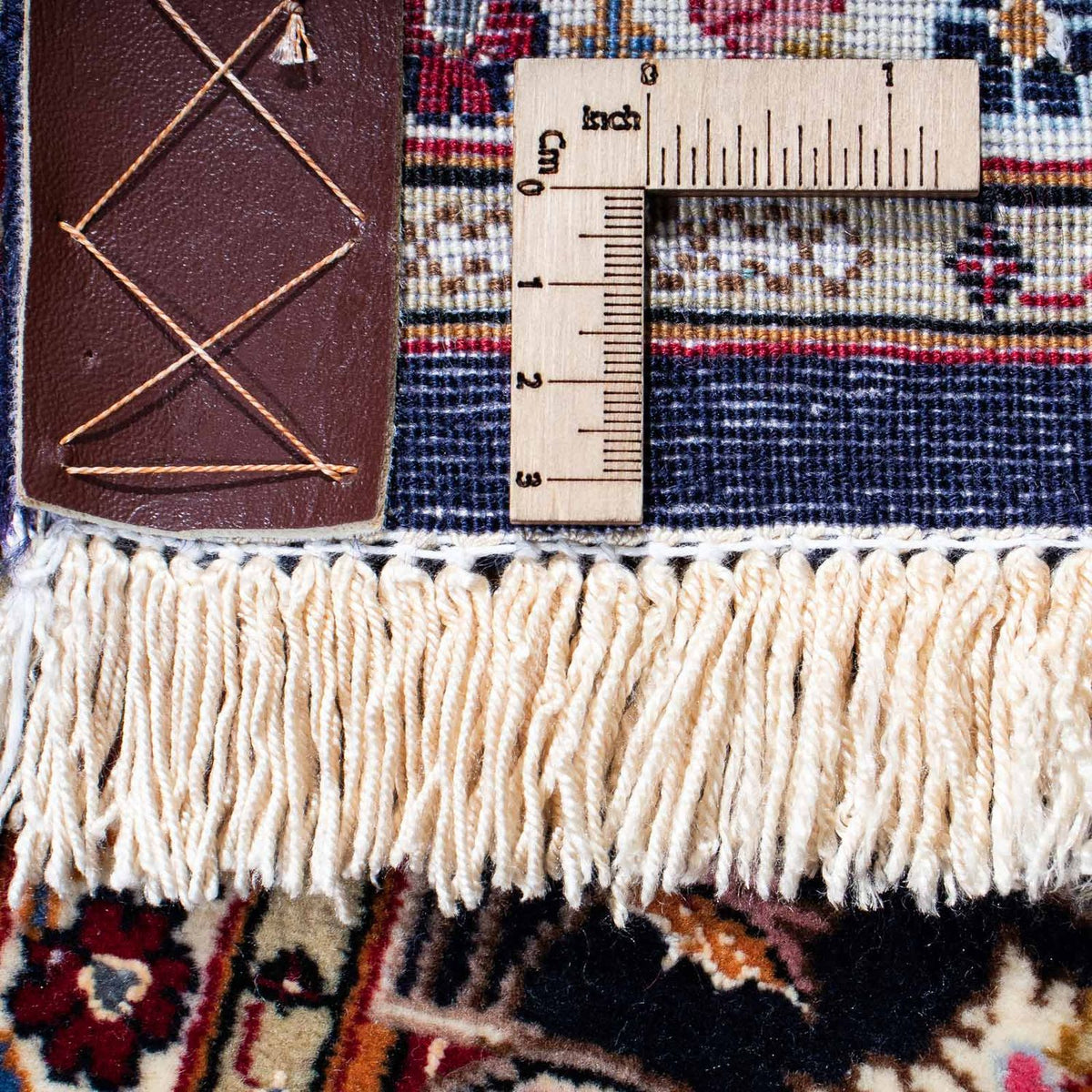 Persisk matta - Ghom - 193 x 141 cm - mörkblå