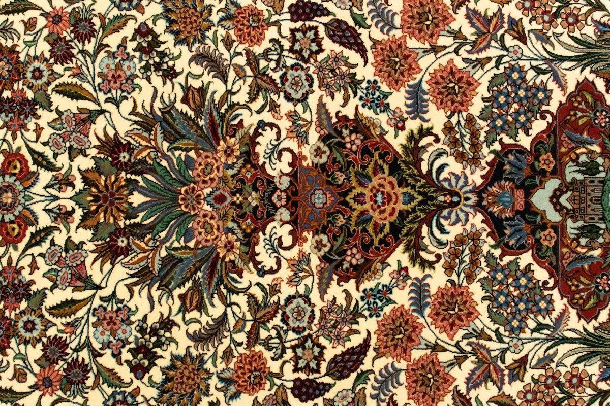 Persisk matta - Ghom - 145 x 102 cm - beige