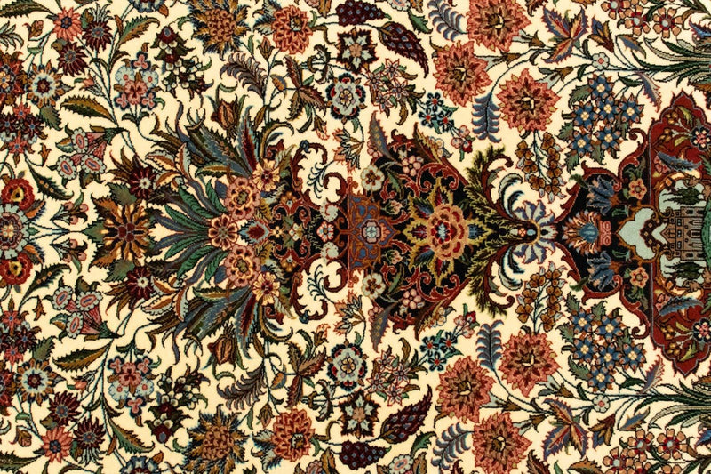 Persisk matta - Ghom - 145 x 102 cm - beige