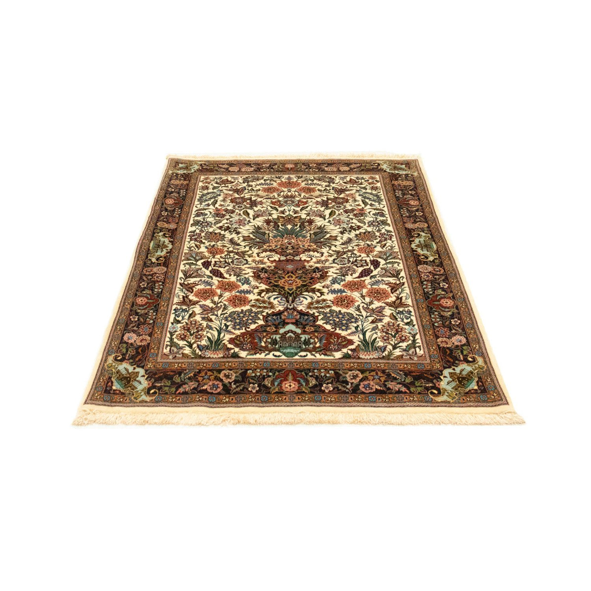 Persisk matta - Ghom - 145 x 102 cm - beige