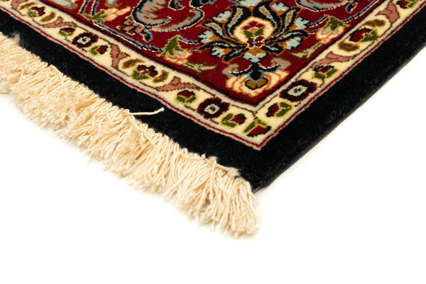 Persisk matta - Ghom - 149 x 101 cm - svart