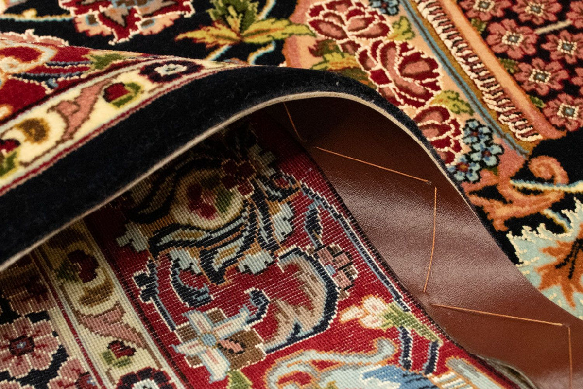 Persisk matta - Ghom - 149 x 101 cm - svart