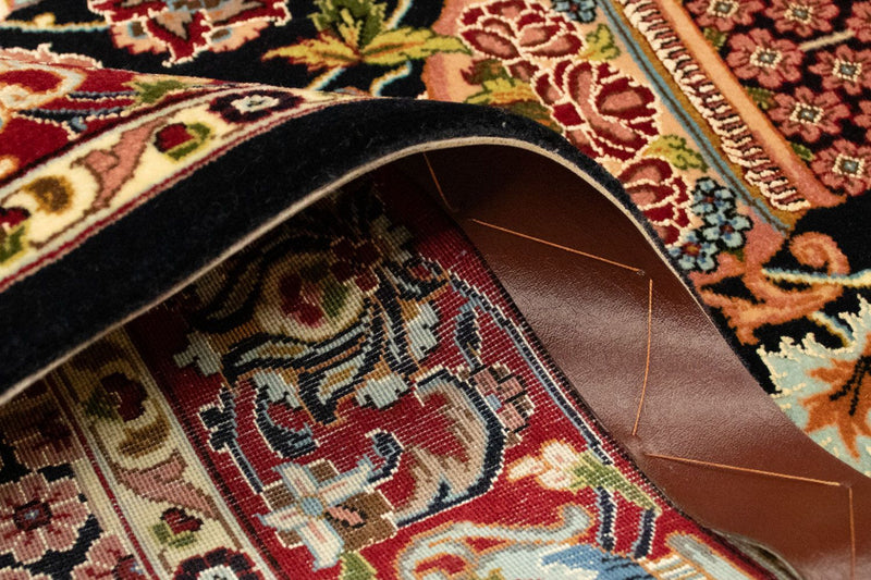 Persisk matta - Ghom - 149 x 101 cm - svart