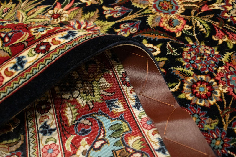 Persisk matta - Ghom - 162 x 102 cm - svart