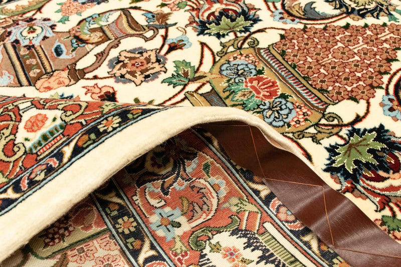 Persisk matta - Ghom - 160 x 102 cm - beige