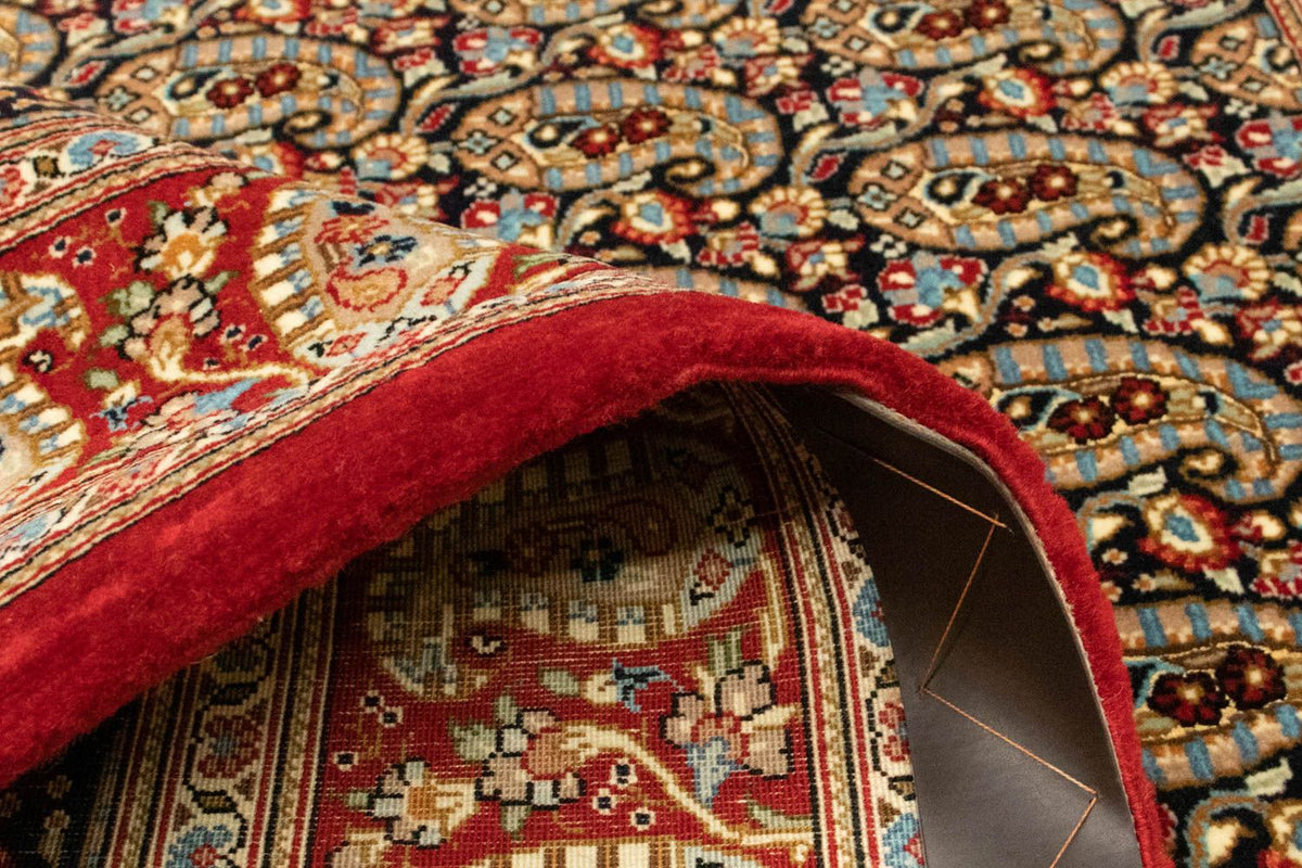 Persisk matta - Ghom - 156 x 106 cm - mörkblå