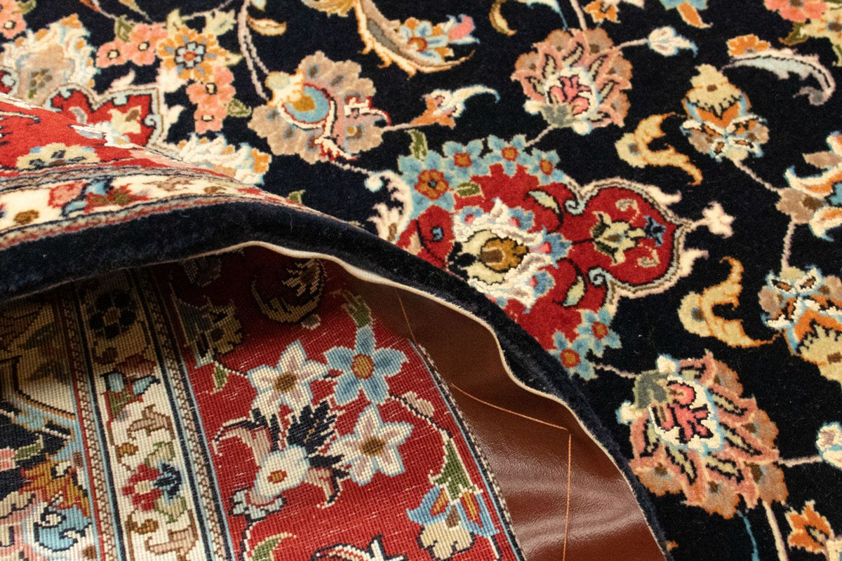 Persisk matta - Ghom - 147 x 101 cm - svart
