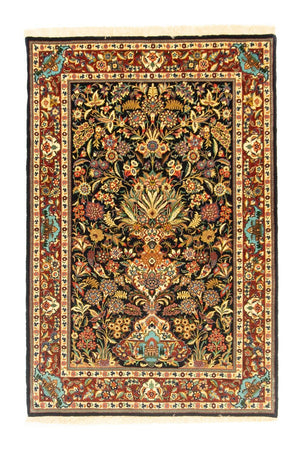 Persisk matta - Ghom - 153 x 102 cm - svart