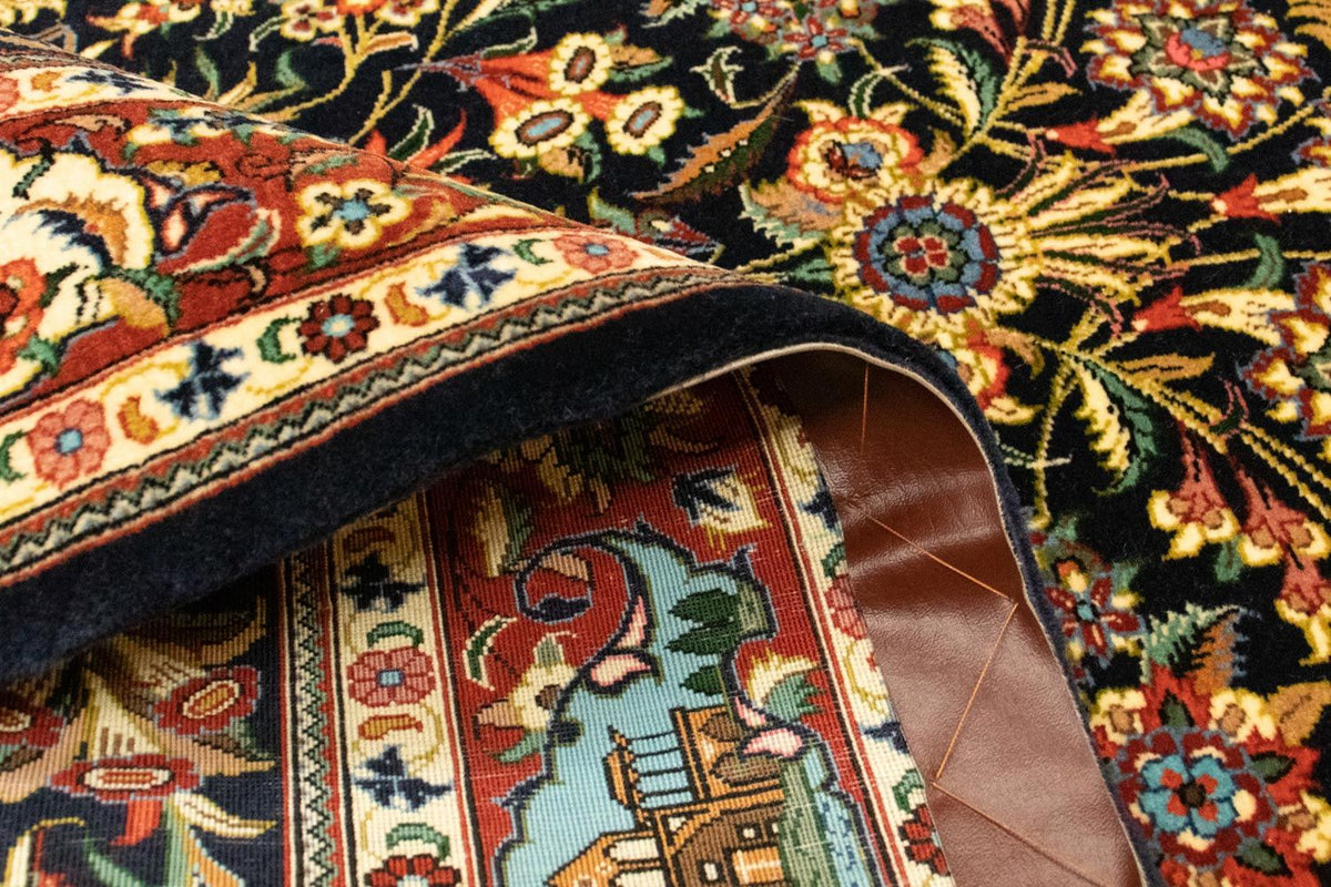 Persisk matta - Ghom - 153 x 102 cm - svart