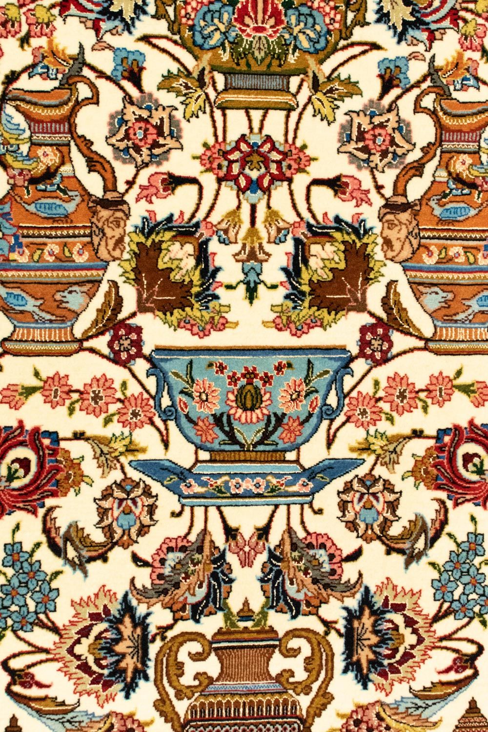 Persisk matta - Ghom - 152 x 101 cm - beige