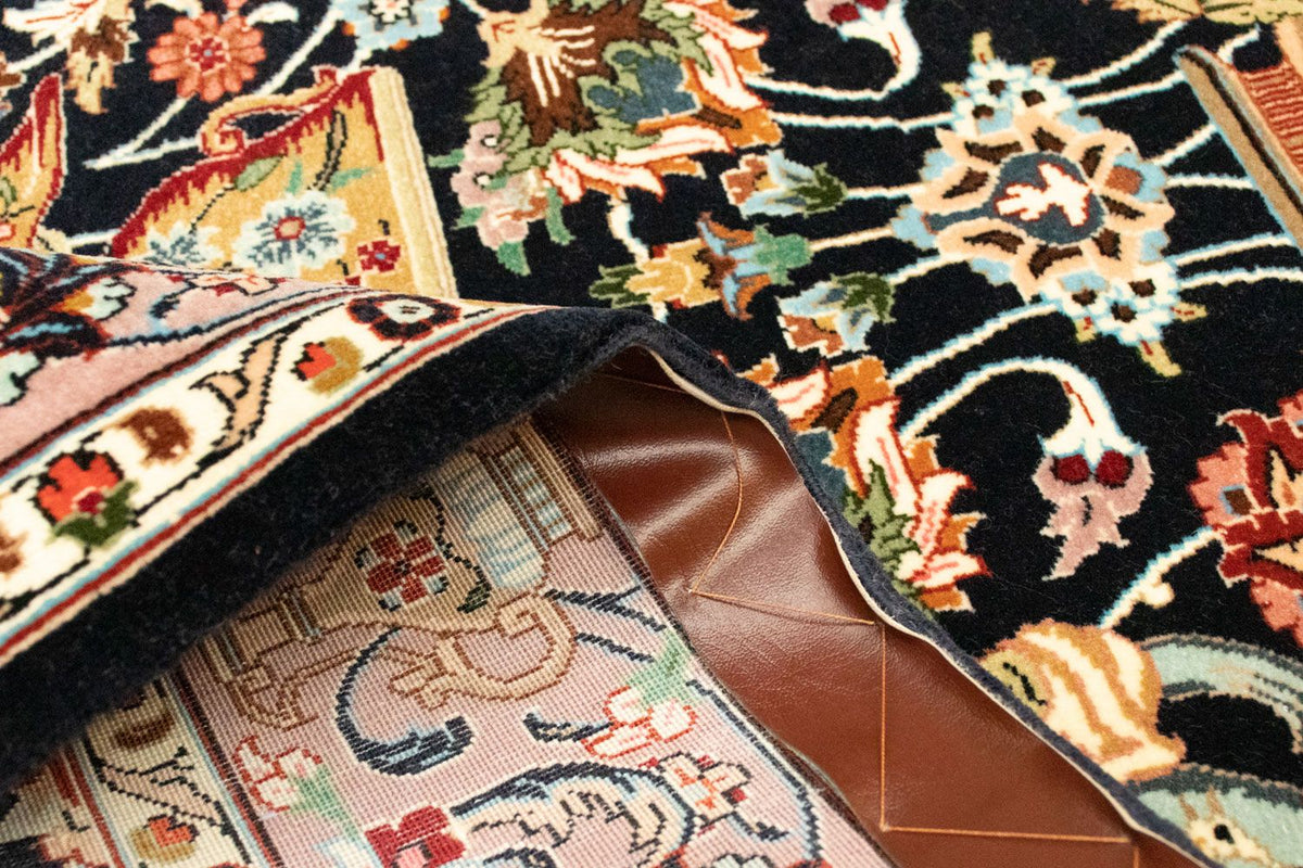 Persisk matta - Ghom - 157 x 102 cm - svart