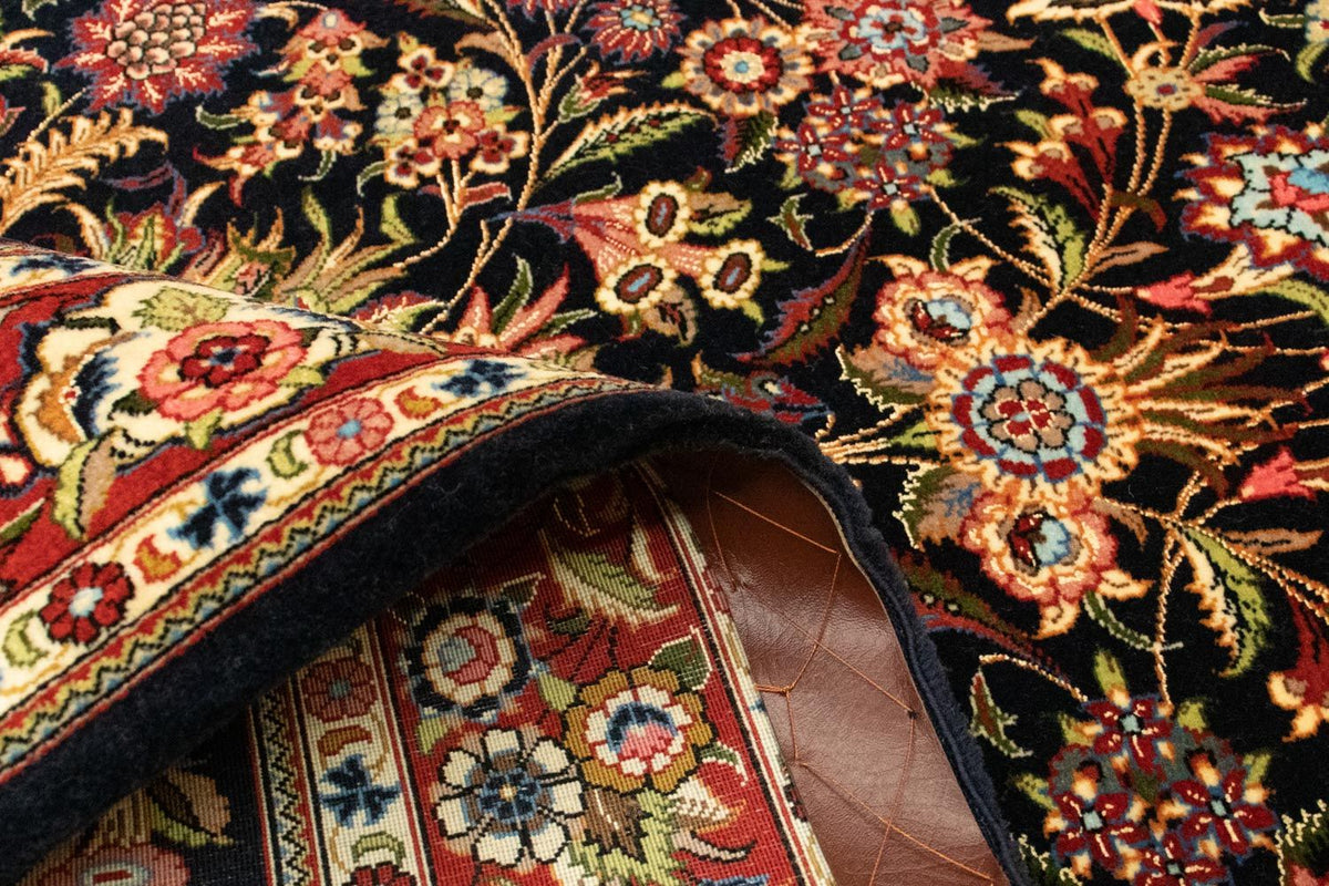 Persisk matta - Ghom - 156 x 102 cm - svart