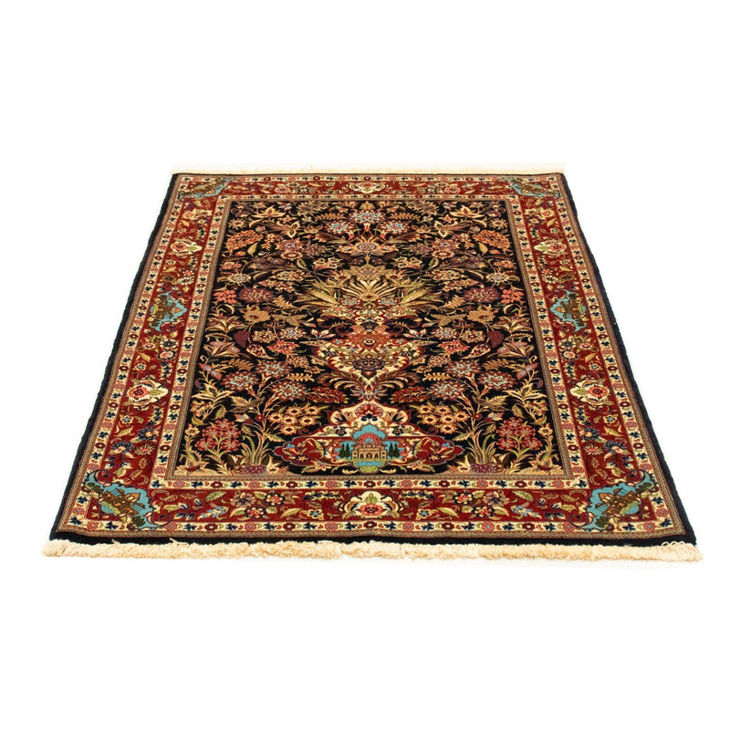 Persisk matta - Ghom - 156 x 102 cm - svart