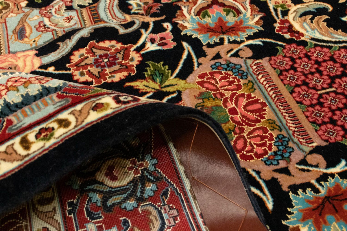 Persisk matta - Ghom - 161 x 102 cm - svart