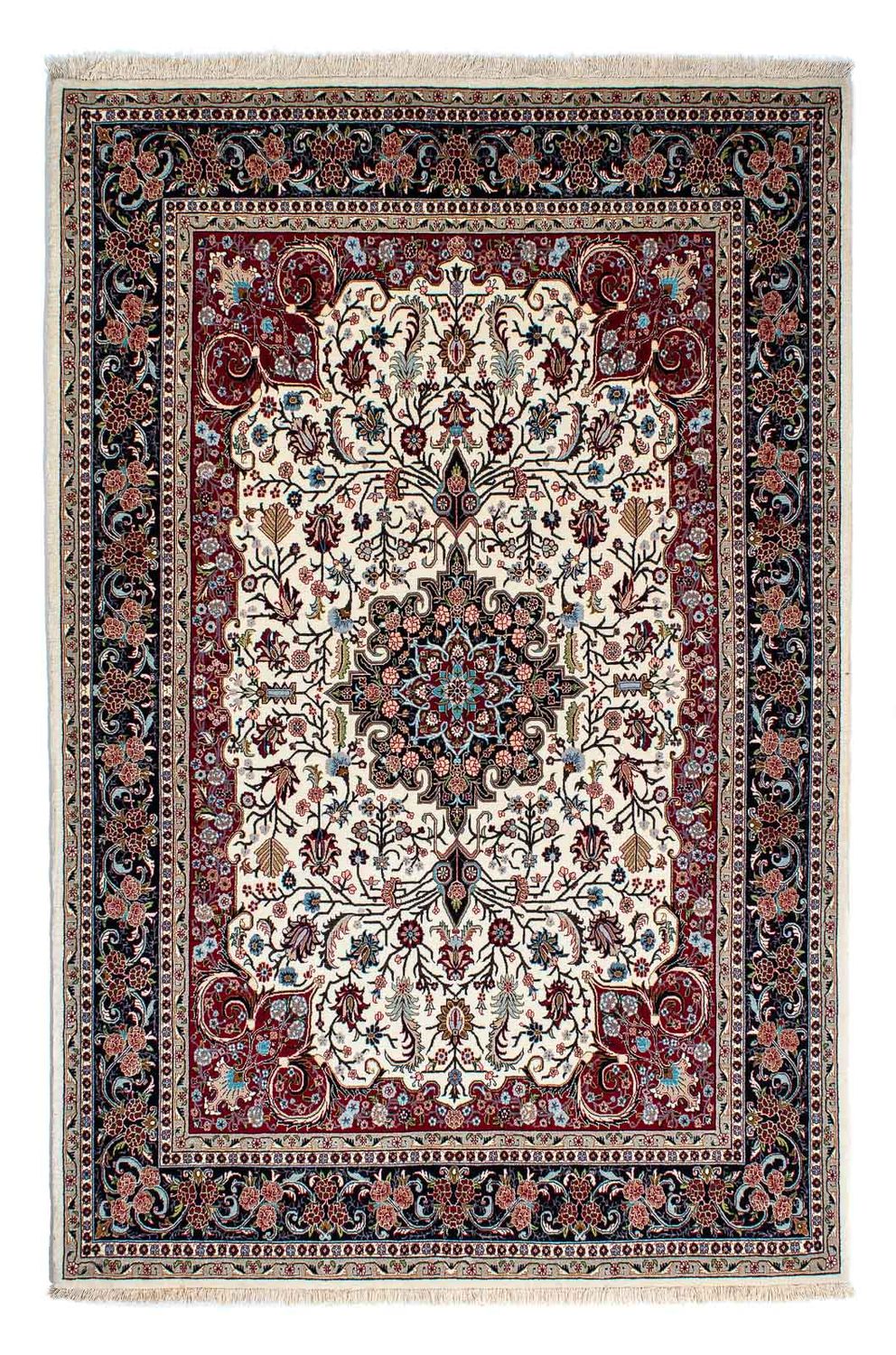 Persisk matta - Ghom - 210 x 139 cm - beige