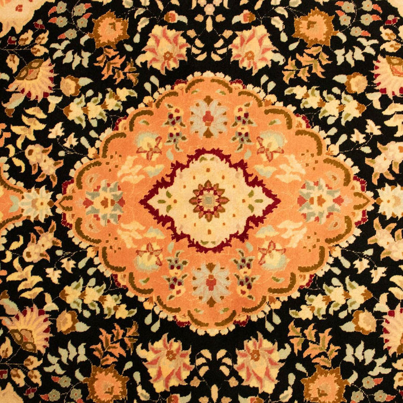 Persisk matta - Tabriz - Royal - 155 x 103 cm - svart