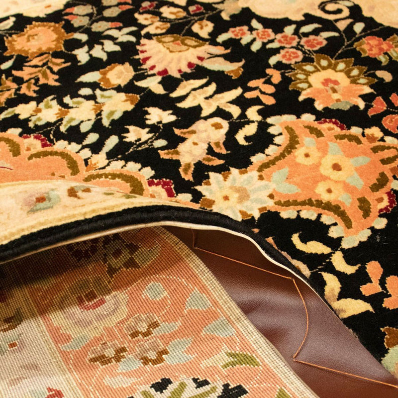 Persisk matta - Tabriz - Royal - 155 x 103 cm - svart