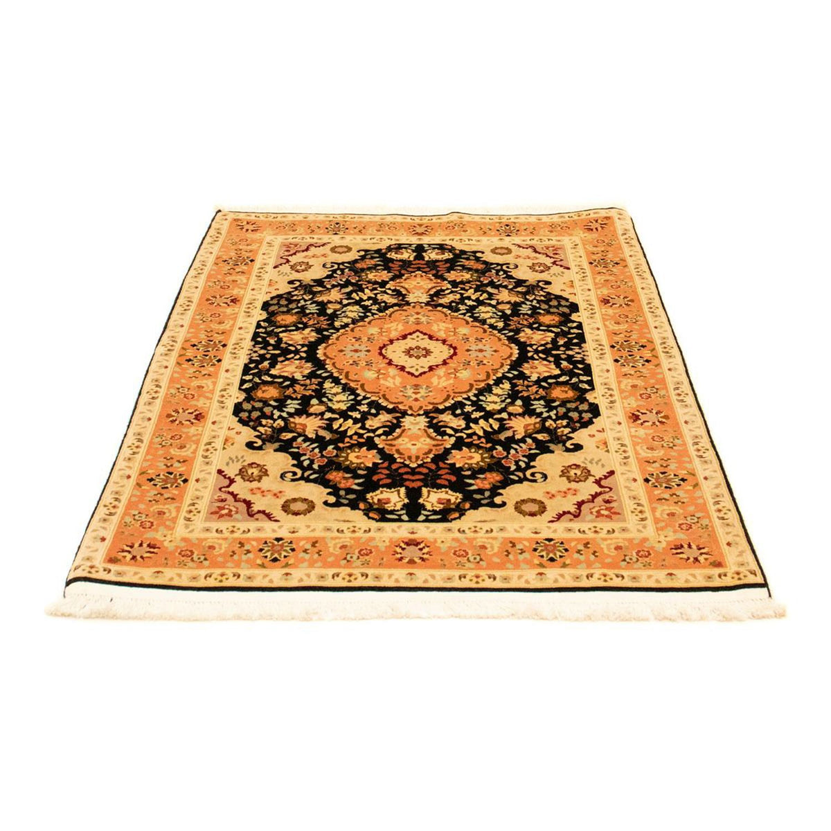 Persisk matta - Tabriz - Royal - 155 x 103 cm - svart