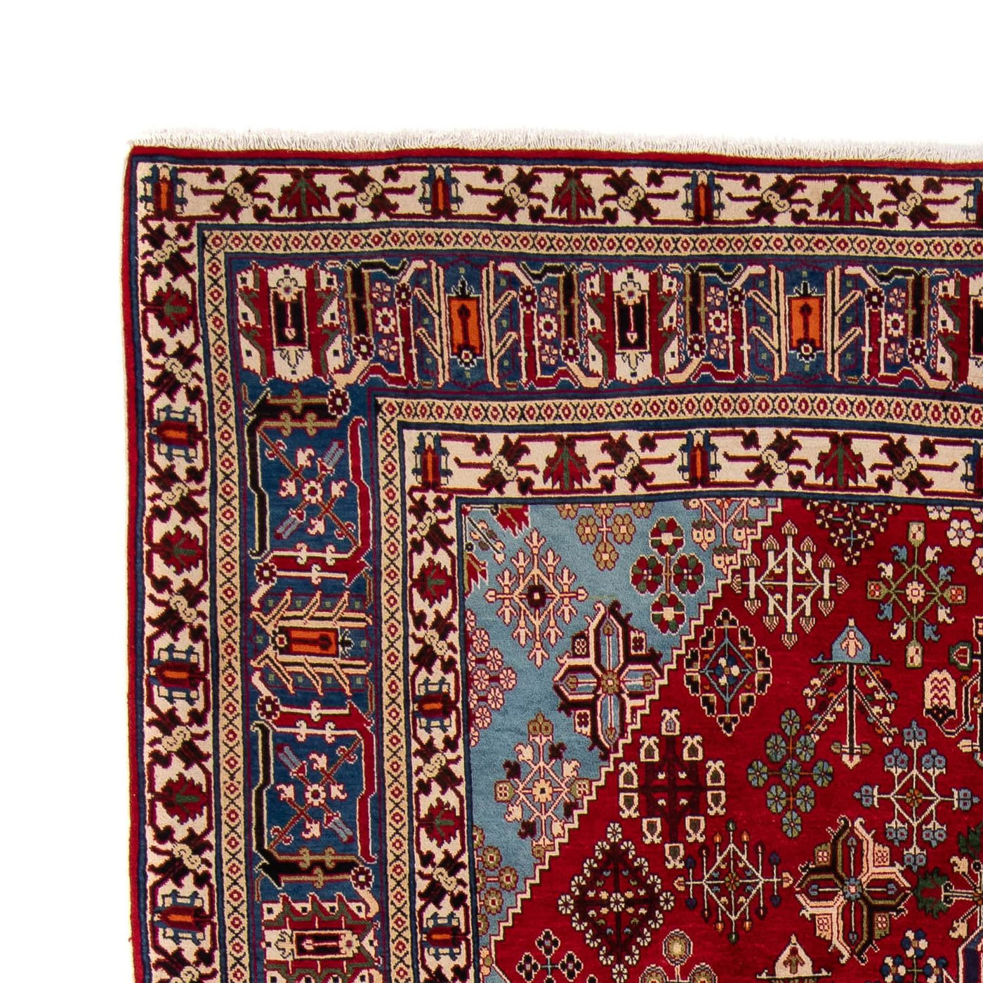 Persisk matta - Nomadic - 357 x 240 cm - mörkröd