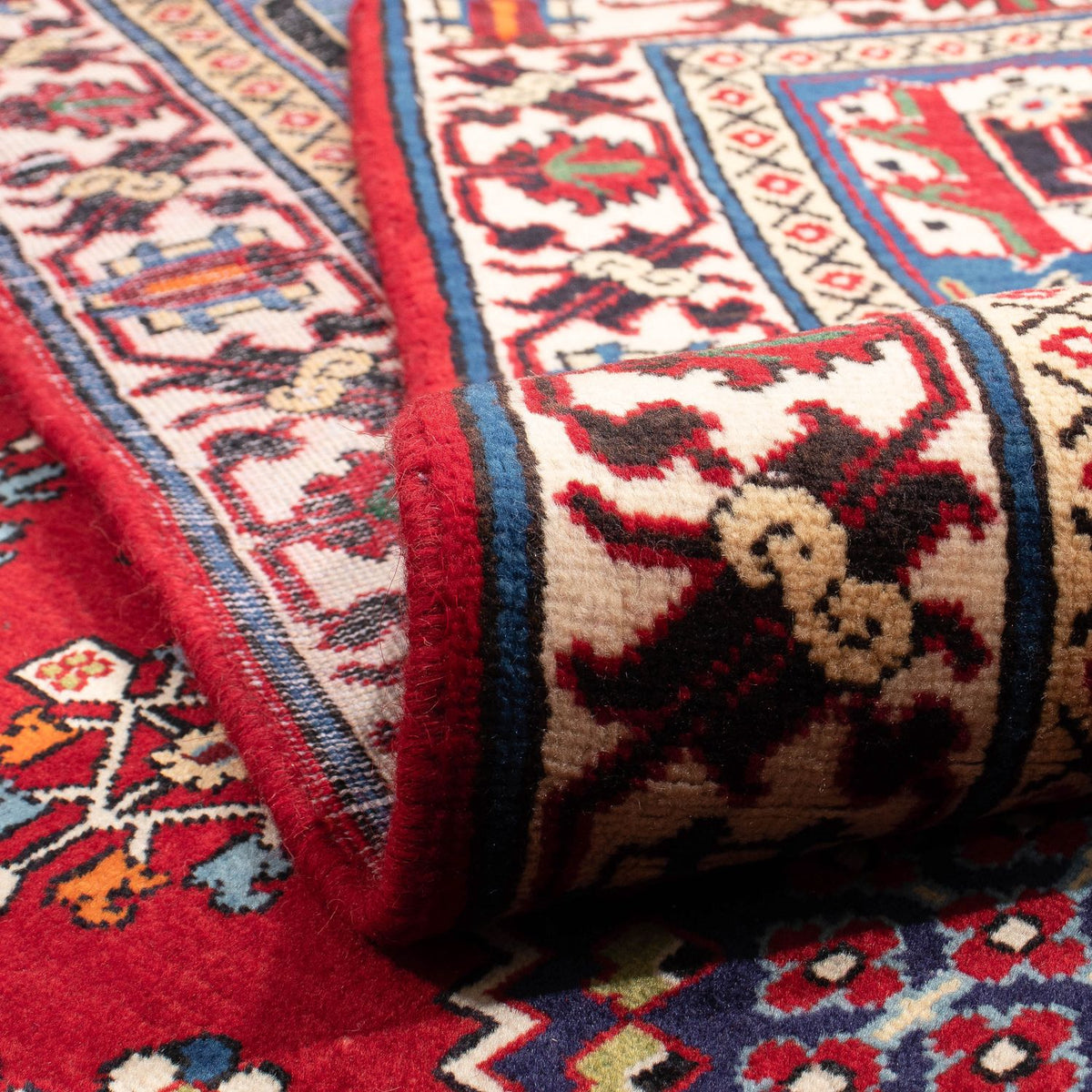 Persisk matta - Nomadic - 357 x 240 cm - mörkröd