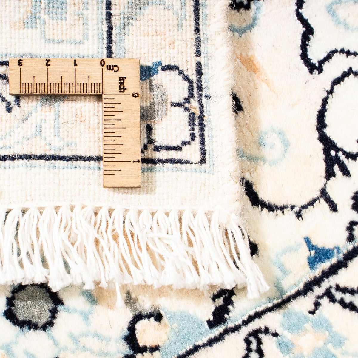 Persisk matta - Nain - Royal kvadrat  - 156 x 143 cm - mörkröd