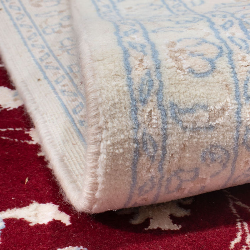 Persisk matta - Nain - 291 x 200 cm - mörkröd