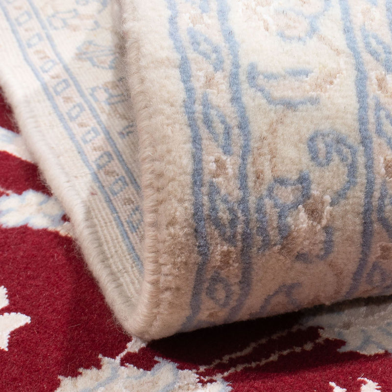 Persisk matta - Nain - 294 x 203 cm - mörkröd