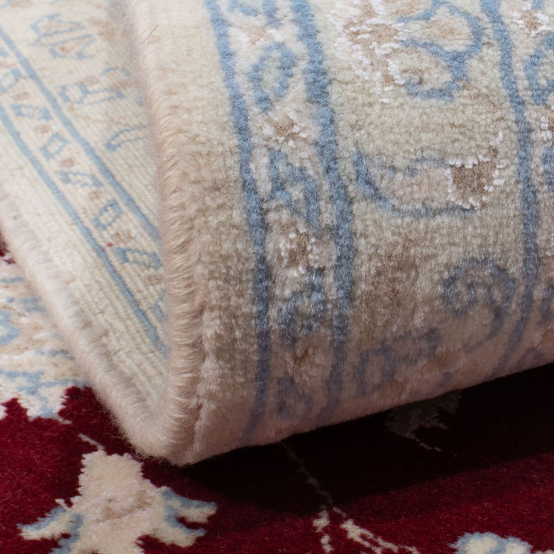 Persisk matta - Nain - 289 x 198 cm - mörkröd