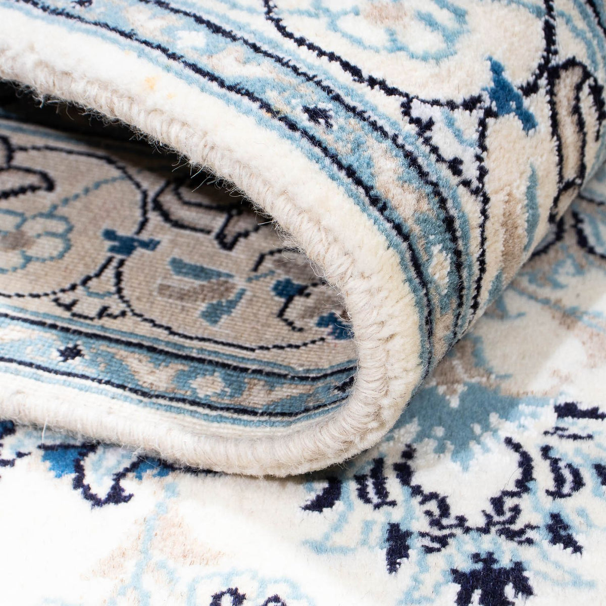 Persisk matta - Nain - 198 x 124 cm - beige