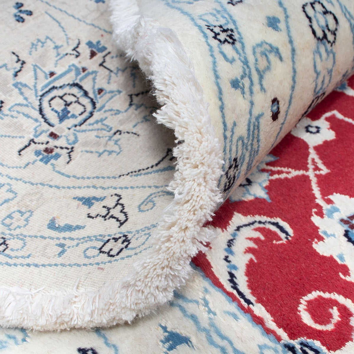 Persisk matta - Nain runt  - 300 x 300 cm - röd