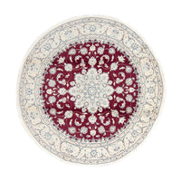 Persisk matta - Nain - Royal - 250 x 250 cm - mörkröd